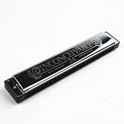 Harmonica Tremolo C clé 24 trous Tremolo Harmonica bouche orgue Instruments de musique à vent de haute qualité - Les Beatles, Paul McCartney, John Lennon, RIngo Starr, George Harrison Harmonica Tremolo C clé 24 trous Tremolo Harmonica bouche orgue Instruments de musique à vent de haute qualité – Image 4