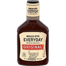 Bulls-Eye Everyday Original BBQ Barbecue Sauce, 17.5 Fl Oz Pack of 12