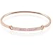 Produktbild Armband"Glauben Sie an sich" Armband Armreif hübsches Armband Geschenk für kleine Mädchen, Freundin oder Frau (Roségold)