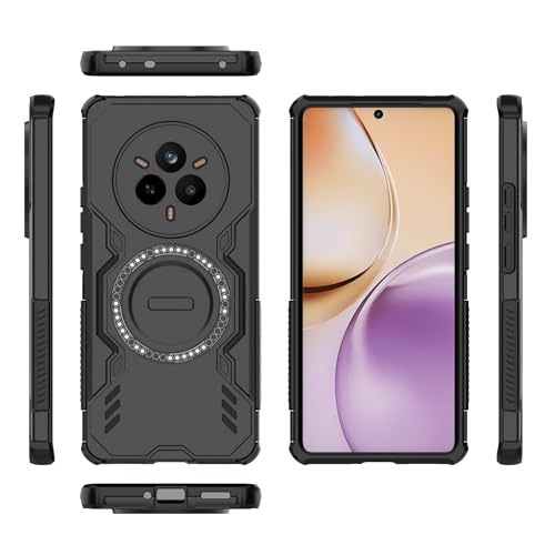 Oppo Realme 14 Pro 5G(CO)Ή t{fBϏՌn[h^\bhT|[gCX[dP[X(Black)