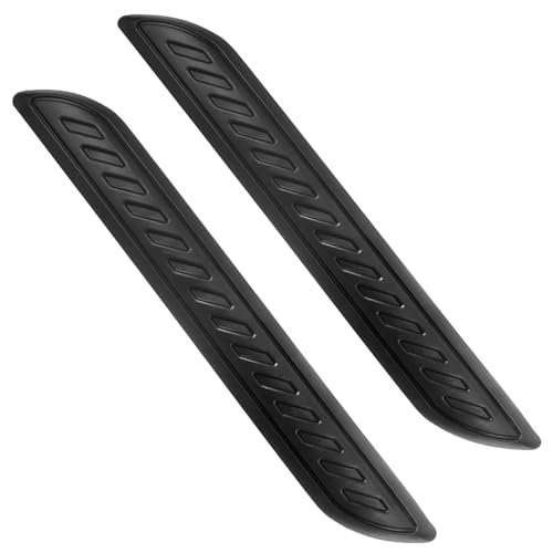 TTQiAnJ 2 Pcs Universelle Bande de Caoutchouc de Pare-Chocs de Voiture,Contre Bandes Anti Collision pour Tous Les Véhicules,Noir,32 x 4cm