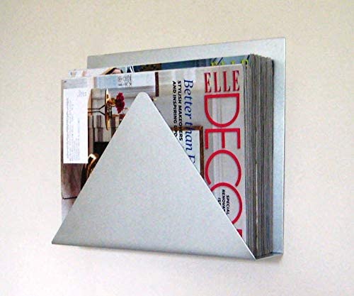 Indian Decor. 2133 Modern Wall Magazine Holder/Newspaper/Letter Rack/Space Saving Furniture (White)-image-19