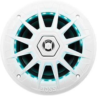 BOSS Audio Systems MRGB65 6.5 Inch Marine Speakers - Weatherproof, 200 Watts Per