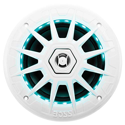 BOSS Audio Systems MRGB65 6.5 Inch Marine Speakers - Weatherproof, 200 Watts Per