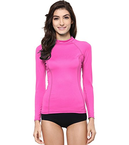 Phantom Aquatics Women's UV Protection Long Sleeve Rash Guard Pink
