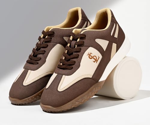 Image of LOUIS STITCH Men's Casual Lightweight Lace-Up Sneakers for Men| Cushioned Comfort | TPR Sole | Lightweight & Comfortable Casual Lace-Up Shoes | LSP-SNK-AVI-Low Top Sneakers