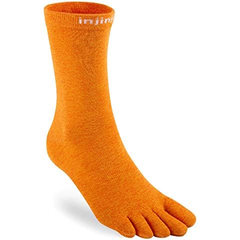 Injinji Liner - Teensokken - Oranje - Unisex - Crew - Lightweight, S Cover