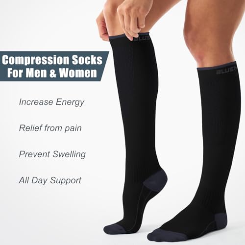 Image of Compression Socks for Women and Men(3 Pairs)15-20mmHg - Best Circulation Support Socks