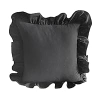 新品未使用フリル付きピローシャム2点 Amazon｜枕のシャムスーローピローカバーホワイトフリルピロー