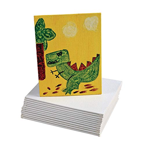 80% Off Discount Colorations Warhol 6" x 8" Canvas Panels Arts and Crafts Material for Kids(Pack of 12 Canvases)