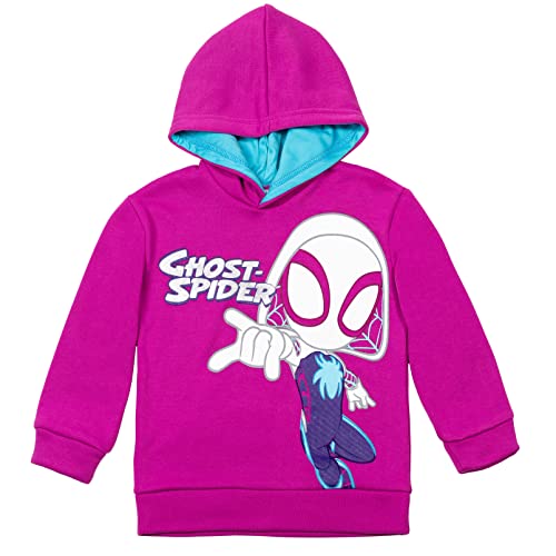 Marvel Spidey and His Amazing Friends Hooded Sweatshirt Magenta 6 - image 1