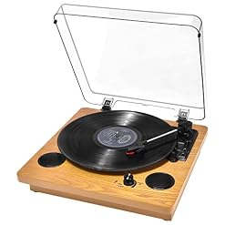 Chinflly Tourne Disque Bluetooth, Platine Vinyle à Encodeur Numérique Portabl avec Haut-parleurs Stéréo Intégrés à Trois… - Les Beatles, Paul McCartney, John Lennon, RIngo Starr, George Harrison