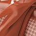 MIULEE Sheer Window Scarf Valance Extra Long Topper Terracotta Elegant Swag Curtains Luxury Draping Fabric for Wedding Arch Party Ceremony Canopy Bed Fall Decor, 37'' x 216'' One Panel, Burnt Orange
