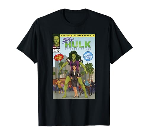 T-shirt Marvel She-Hulk idéal pour vos sorties geek et conventions de bande dessinée
