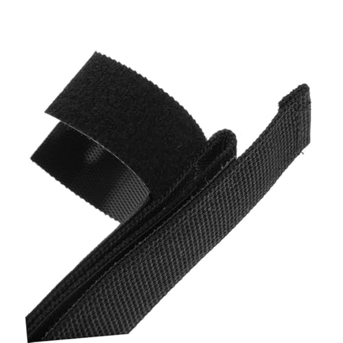 TOVINANNA 2st Behinderte Manschette Handschlaufenhilfe Für Besteck Verstellbare Handschlaufe Essmanschette Für Ältere Menschen Esshilfemanschette Universelle Esshilfe Black Nylon