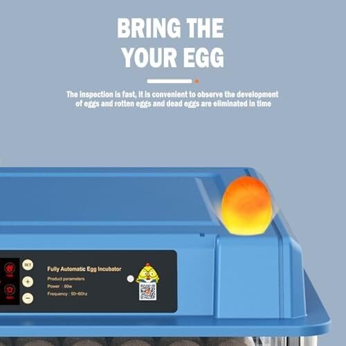 Brutkasten Mit Automatischer Eierwende Und Feuchtigkeitserkennung,Doppelstromversorgung,Eingebauter Durchleuchtung Und Automatischer Wasserzugabe For Hühner,Enten,Gänse,Vögel,Tauben(120 eggs)
