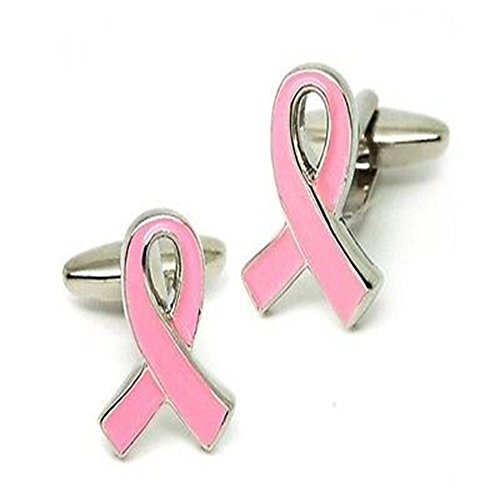 Procuffs Pink Ribbon Breast Cancer Awarness Women Men Cufflinks