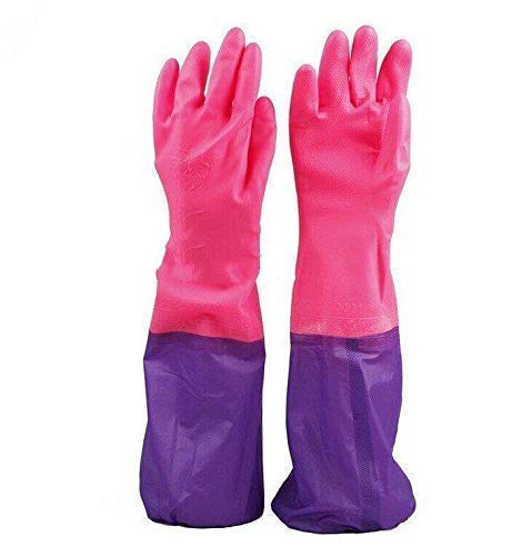 FreshDcart WomenS & MenS Rubber Hand Dish Washing Gloves Reusable Kitchen Cleaning Waterproof Gloves Large Size (Multicolor), Pack of 1 (B07Q48PGGM) Amazon Price History, Amazon Price Tracker