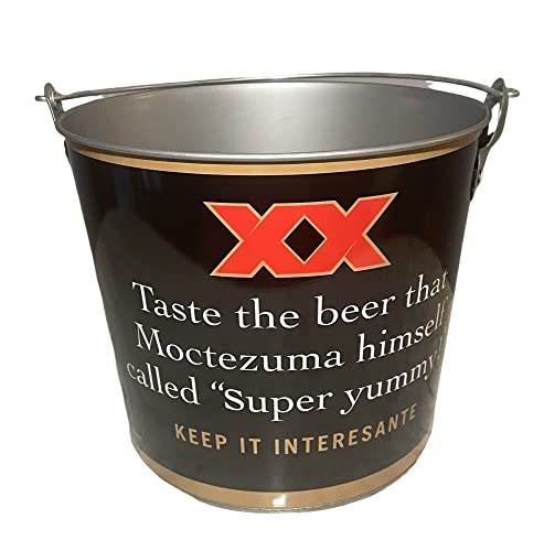 Dos Equis XX Keep It Interesante Metal Ice Bucket | 9