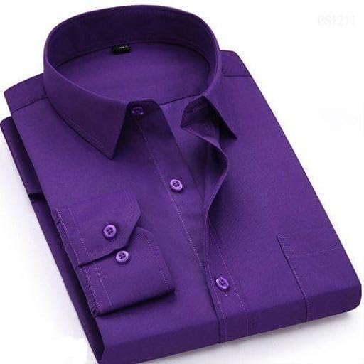 Casual Solid Plain Shirt for Men Cotton Full Sleeve Shirt Comfortable Stylish Shirt-image-22