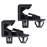 XtremeAmazing Headlight Bracket Mounting Clips Black Pack of 2