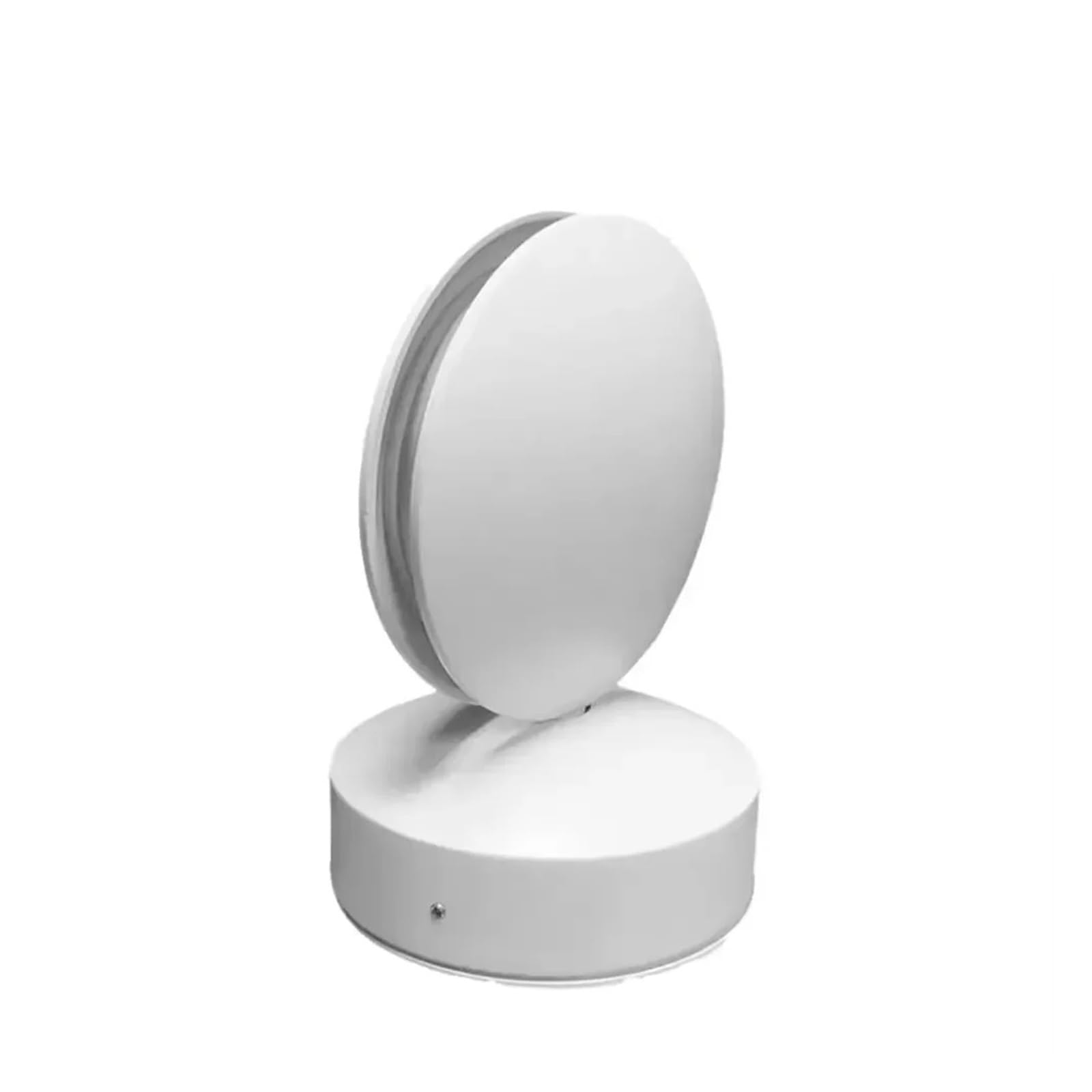 KUNYOS Round Shape 9W Led Window Sill Lights for Frame Wall Hotel Bar Corridor Door Lamps 360 Degree Lighting(Warm White (2700-3500K),White)