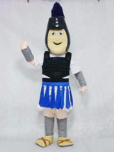 Royal Blue Troy Trojan Mascot Costumes adult mascot head school mascot