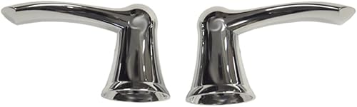 Danco 10422 - Par de manijas para grifos de fregadero estándar americano de 2 manijas, cromados