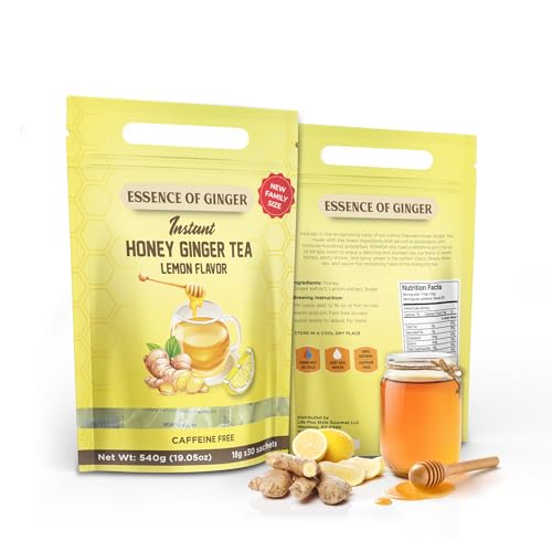 Natural Honey Lemon Ginger Root Herbal Crystals