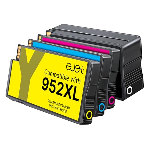 ejet 952XL Ink Cartridges Combo Pack Replacement for HP 952XL 952 XL...