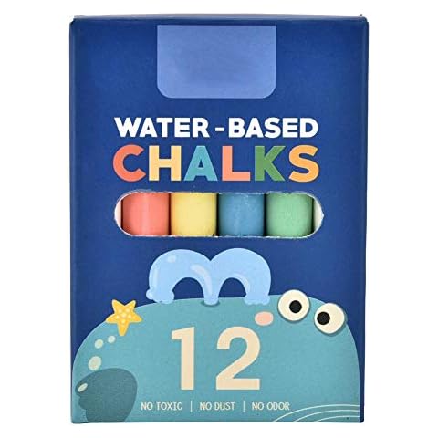 Tiza de Pizarra Dilwe sin Polvo 12pcs Cover