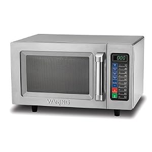 Waring WMO90 Microwave Oven 1000 Watts Programmable 3 Stage Cooking
