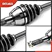 A-Premium Pair (2) Rear CV Axle Shaft Assembly Compatible with Polaris Ranger 400/500/800, Ranger Crew 500, Ranger EV, Driver and Passenger Side, Replace# 1332692