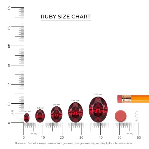 Lab Grown Ruby Oval Engagement Solitaire Rings with Diamond Halo for Women in Silver/Gold, July Birthstone Jewelry Gifts for Her Birthday, Anniversary, Wedding, Christmas, Mothers Day, Valentines3