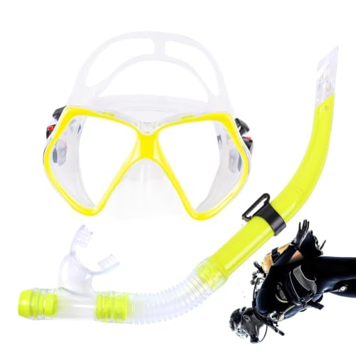 Gafas de esnórquel ajustables antifugas para adultos y niños en viajes de buceo