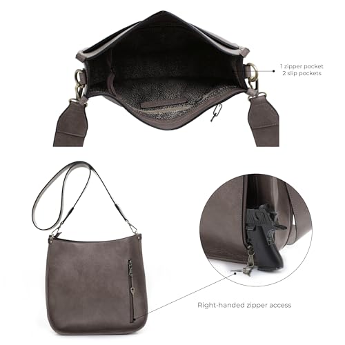 JESSIE & JAMES Ava Concealed Carry Crossbody Bag with Lock and Key4