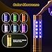LED Bottle Service Strobe Baton Rechargeable Light Champagne Bottle Handheld Topper for Nightclub Wedding Party Concert Event Outdoor (Gold+Silver, 4pcs)
