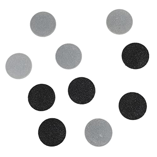 WEKADRIN 10Pcs Foot Grinding Heads for Electric Foot File Coarse Surface Replacement Heads for Removal Durable and Washable