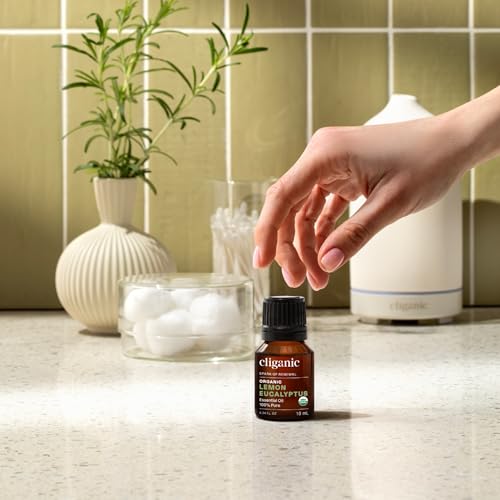 Image of Cliganic Organic Lemon Eucalyptus Essential Oil, 10ml