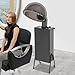 Hooded Hair Dryer on Wheels, 1200W Portable Standing Hair Dryer Bonnet with 3 Temperature Settings and Timer, Salon Hair Dryer Stand, Professional Salon Equipment for Beauty Home Hair Drying