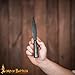 Medieval Spear Head Hand Forged from Carbon Steel Functional Viking Spearhead Combat Battle Ready Armor Hunting Lozenge Throwing Spearhead LARP SCA (8.3 Inches)