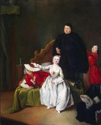 Graffiti Art Mural Scène Théâtrale Pietro Longhi Sublimez Votre Salon Moderne