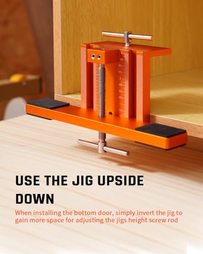 DAYDOOR Gabarito de montagem de porta de armário, ferramenta de gabarito de hardware de armário com