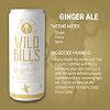 Wild Bill's Ginger Ale Soda Classic Craft Soda Pop Soft Drinks, Sodas Made with Pure Cane Sugar, Caffeine Free, NO High Fructose Corn Syrup, Gluten Free, Vegan, Low Sodium, 12 Oz 12 Pack
