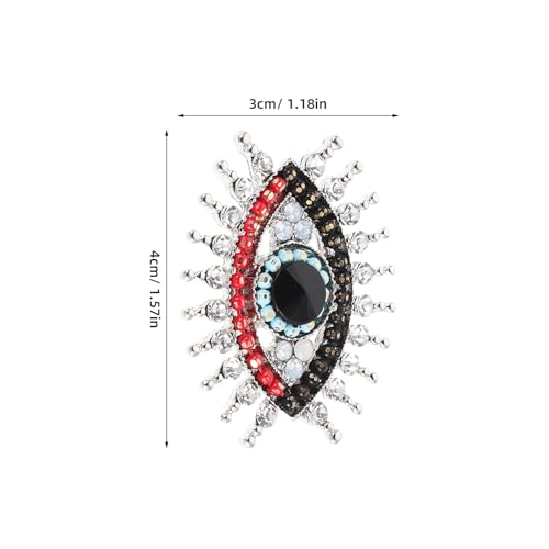 Broche de ojo malvado turco para sujetar chales y chaquetas con estilo 2