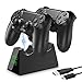 Likorlove Chargeur Manette ps4, DualShock 4 Station de Charge Support avec indicateur LED, pour Sony Playstation 4 /PS4 Slim /Pro Contrôleur Sans Fil