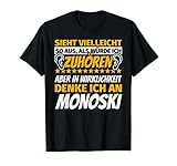 Monoski Geschenke Sport lustiger Spruch