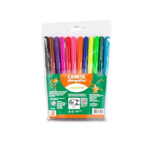 HIDROCOR 12 CORES PCT/12 ESTOJOS LEOELEO