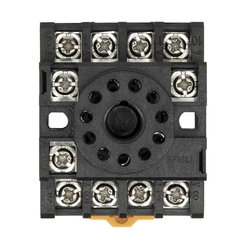 Base de relé PF113A de 11 pines para carril DIN en cuadros eléctricos de automatización 2