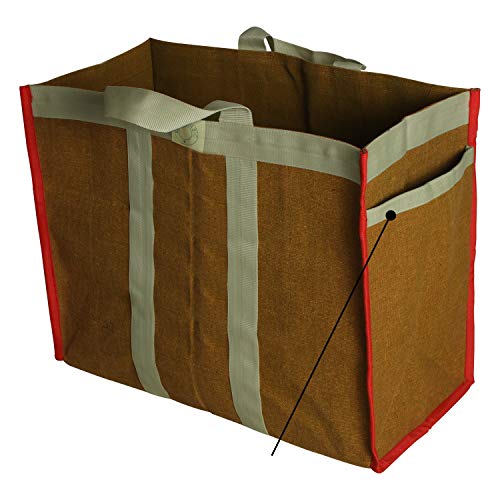 Image of (#B2B21CA L Eco Friendly Reusable Fabric Grocery Vegetable Shopping jhola Bag Heavy Canvas1pc only Large LxWxD 18x11x15 inch